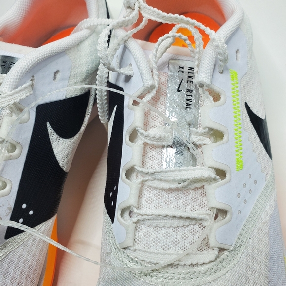 Nike Zoom Rival XC 6 White/ Orange Track Shoes DX7999-100 Men’s Size 8.5 - Picture 5 of 9